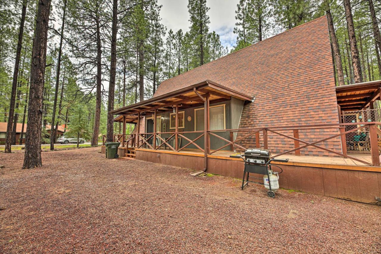 A-Frame Pinetop Lakeside Cabin Under The Pines! Villa Exterior foto